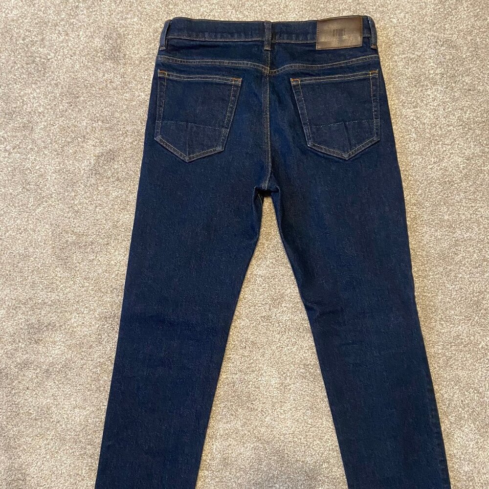 Spoke Denim Jeans, 30 x 31, slim, 12oz, zipper fly